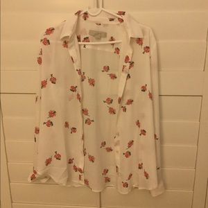 LOFT buttons up blouse